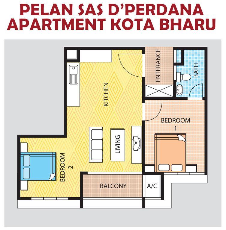 Sas D'Perdana Apartment Kota Bharu Ngoại thất bức ảnh